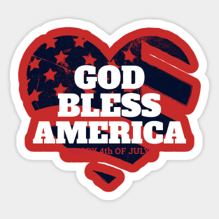 fourth of July Sticker